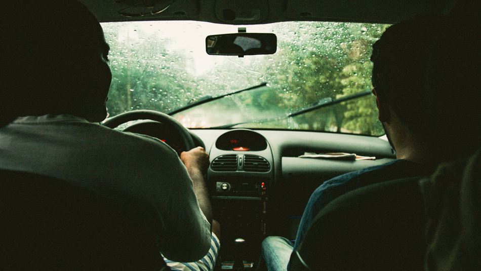 raining car windshield - use winter wiper blades in summer