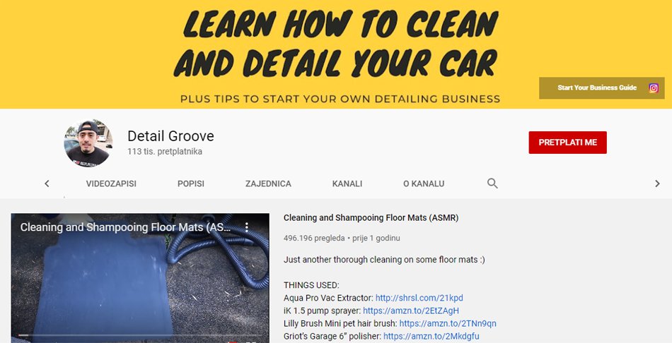 detail groove youtube channel