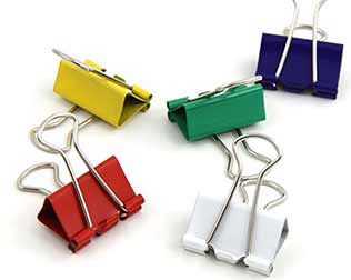 clips in different colors