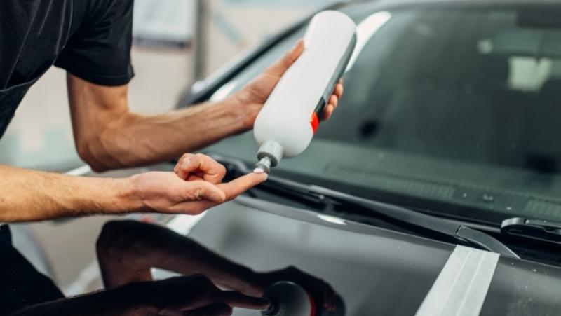 how to polish a car by hand, hand polishing the car