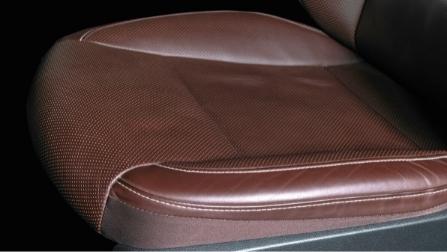cleaning dirty perforated car leather seats