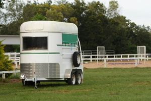how to clean horse trailer
