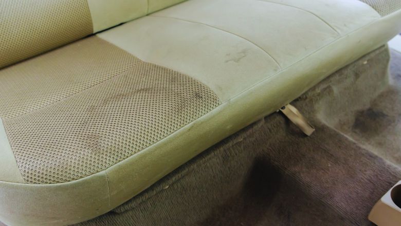 water stains on cloth car seats