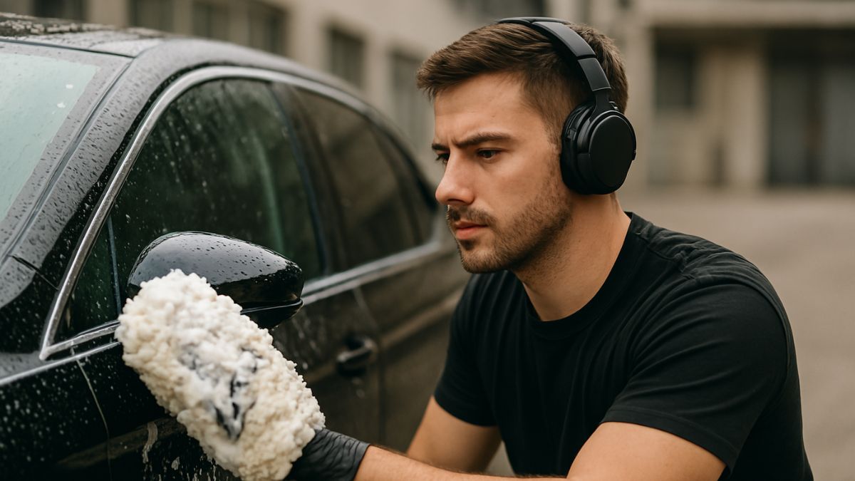 best headphones for car detailers